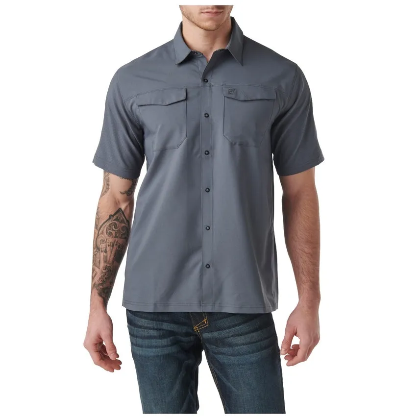 5.11 Mens Freedom Flex Short Sleeve Woven Shirt