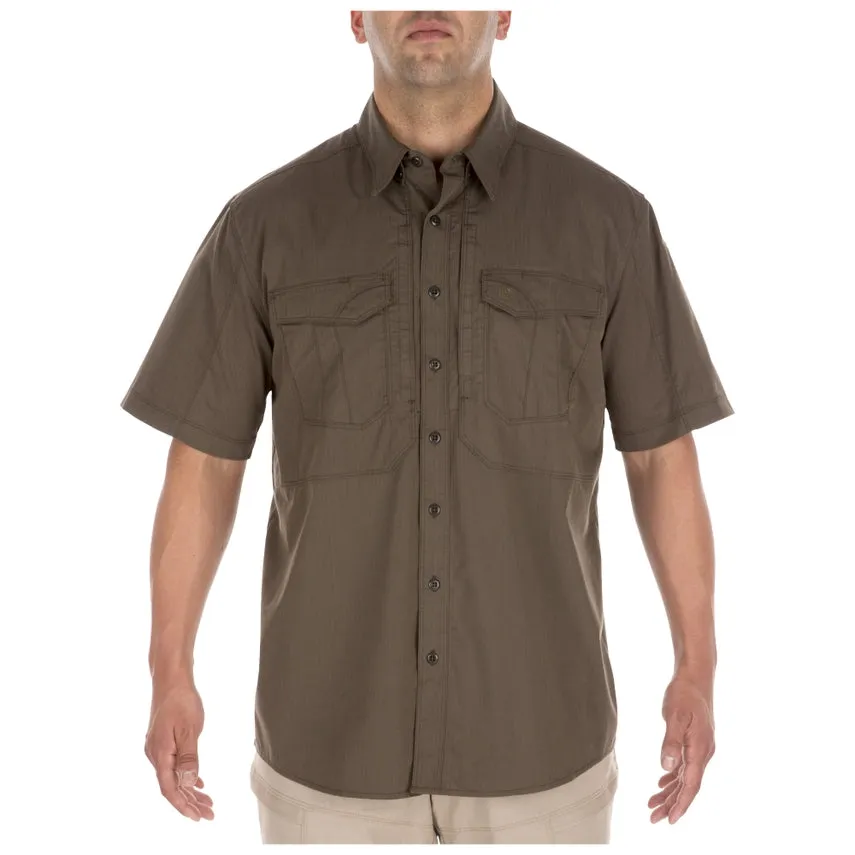 5.11 Mens Stryke Short Sleeve Button Down Polo Shirt