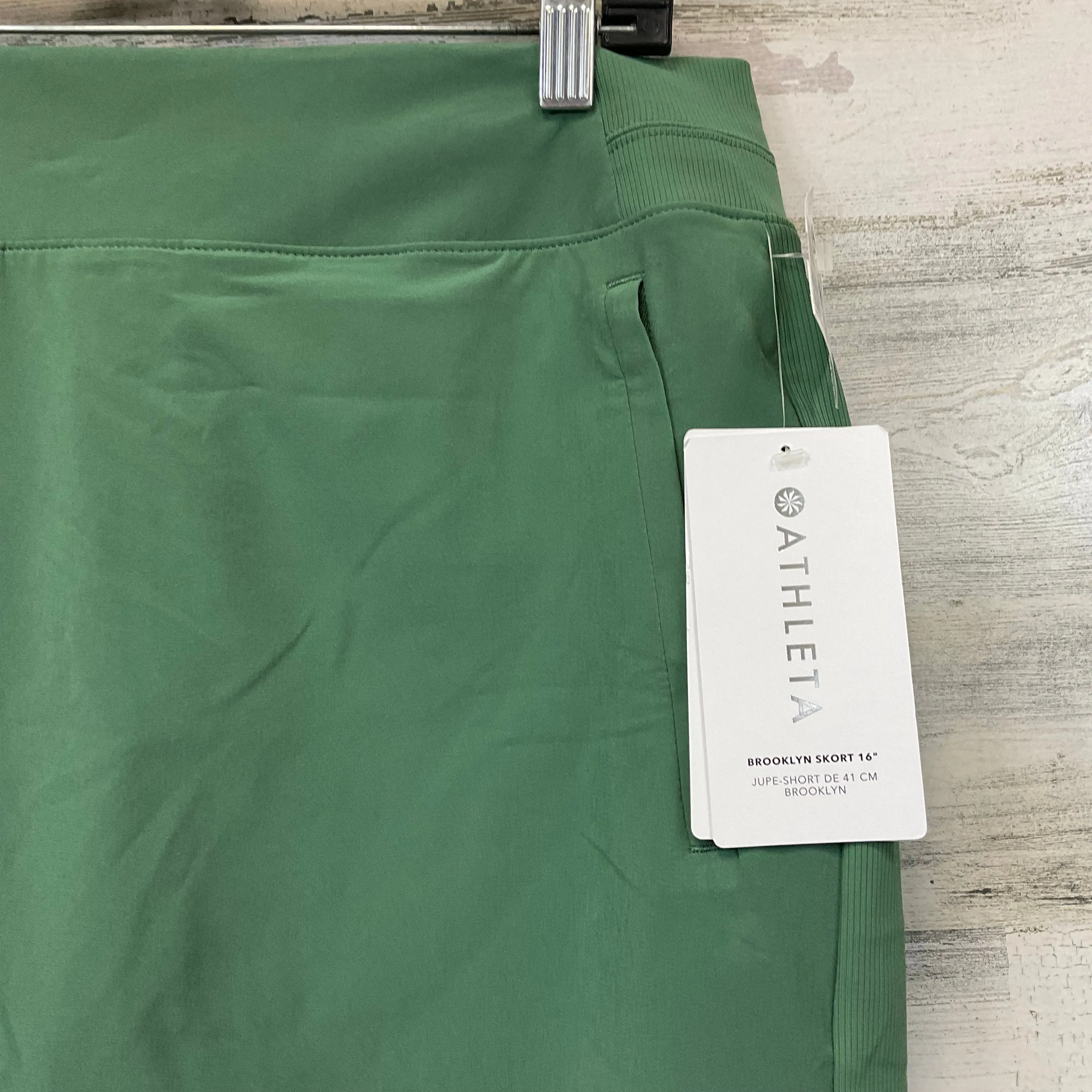 Athletic Skort By Athleta In Green, Size: L