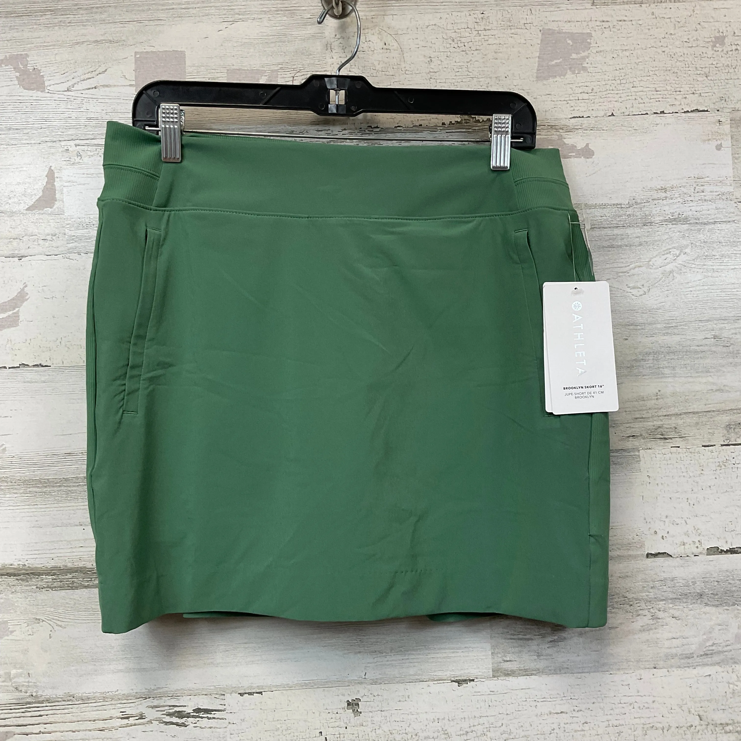 Athletic Skort By Athleta In Green, Size: L