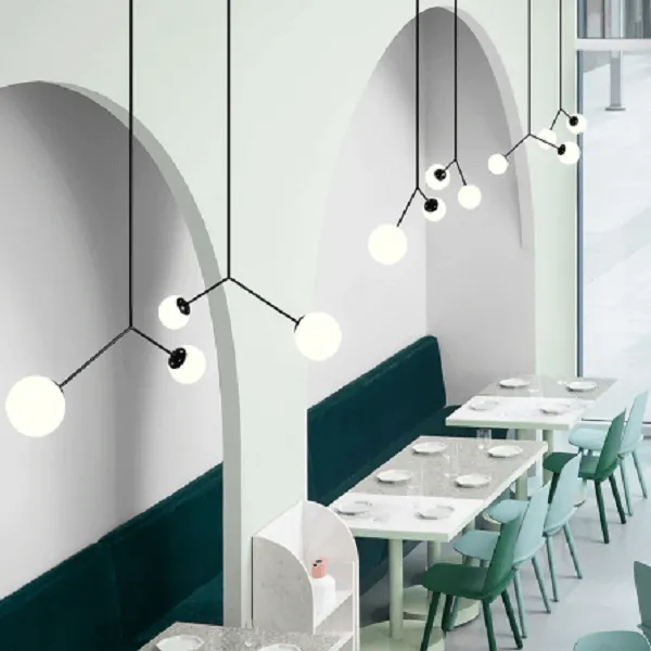 Ben - Minimalist 2 Head Branch Pendant Light