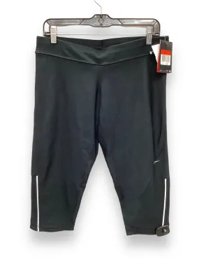 Black Athletic Capris Nike Apparel, Size L