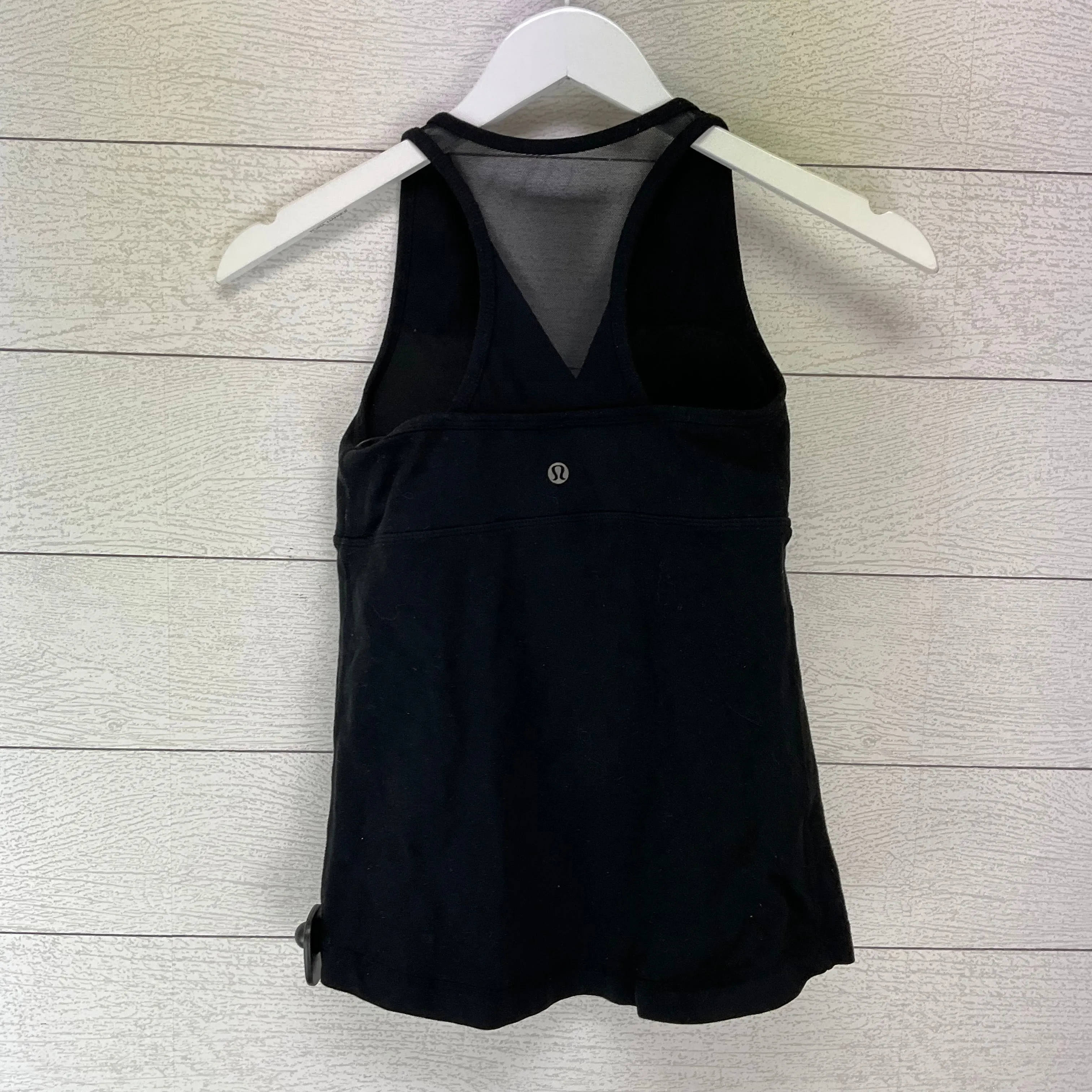 Black Athletic Tank Top Lululemon, Size 4