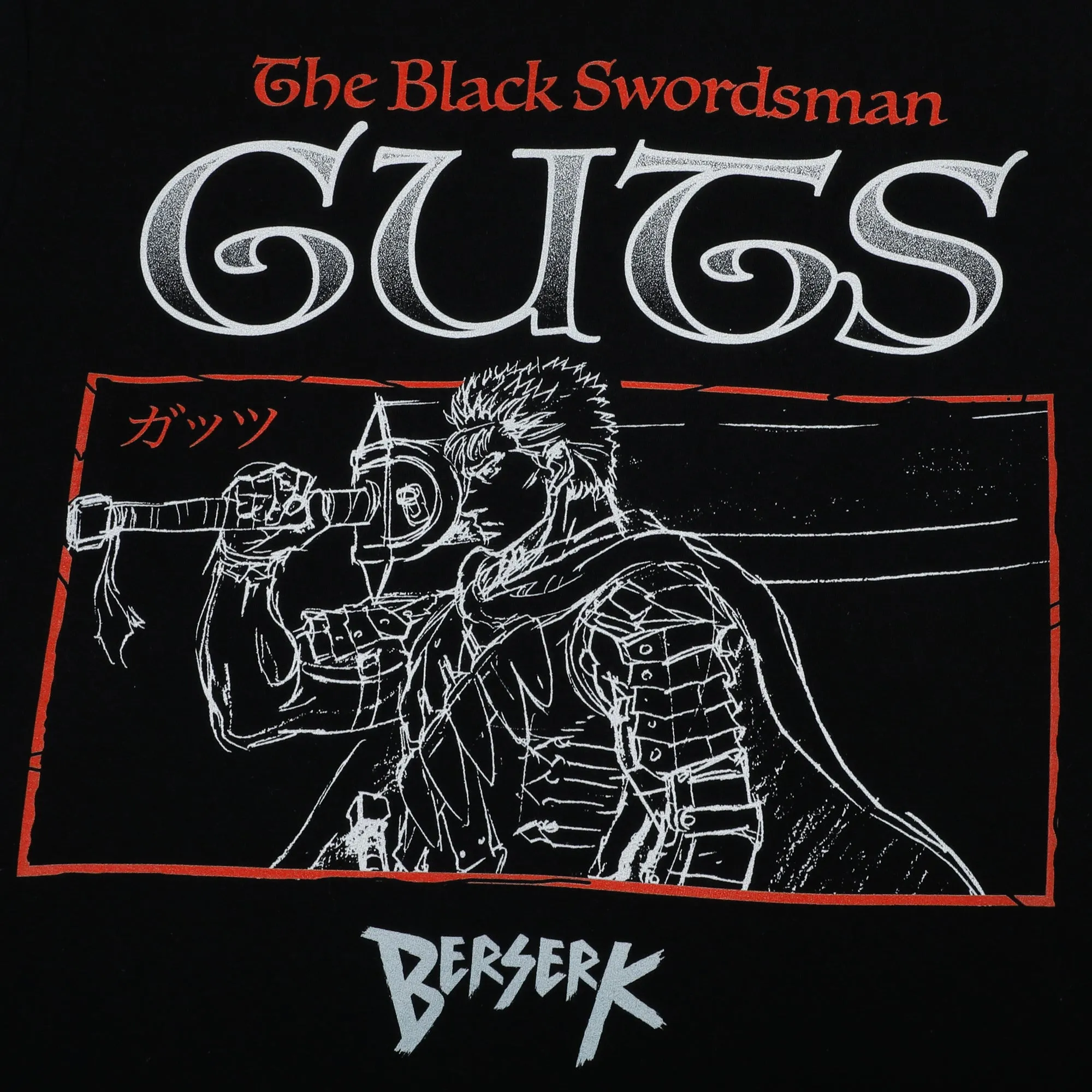 Black Swordsman Black Tee