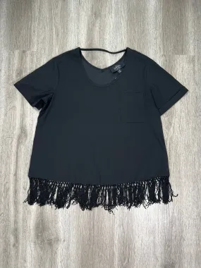 Black Top Short Sleeve DASH, Size Xs