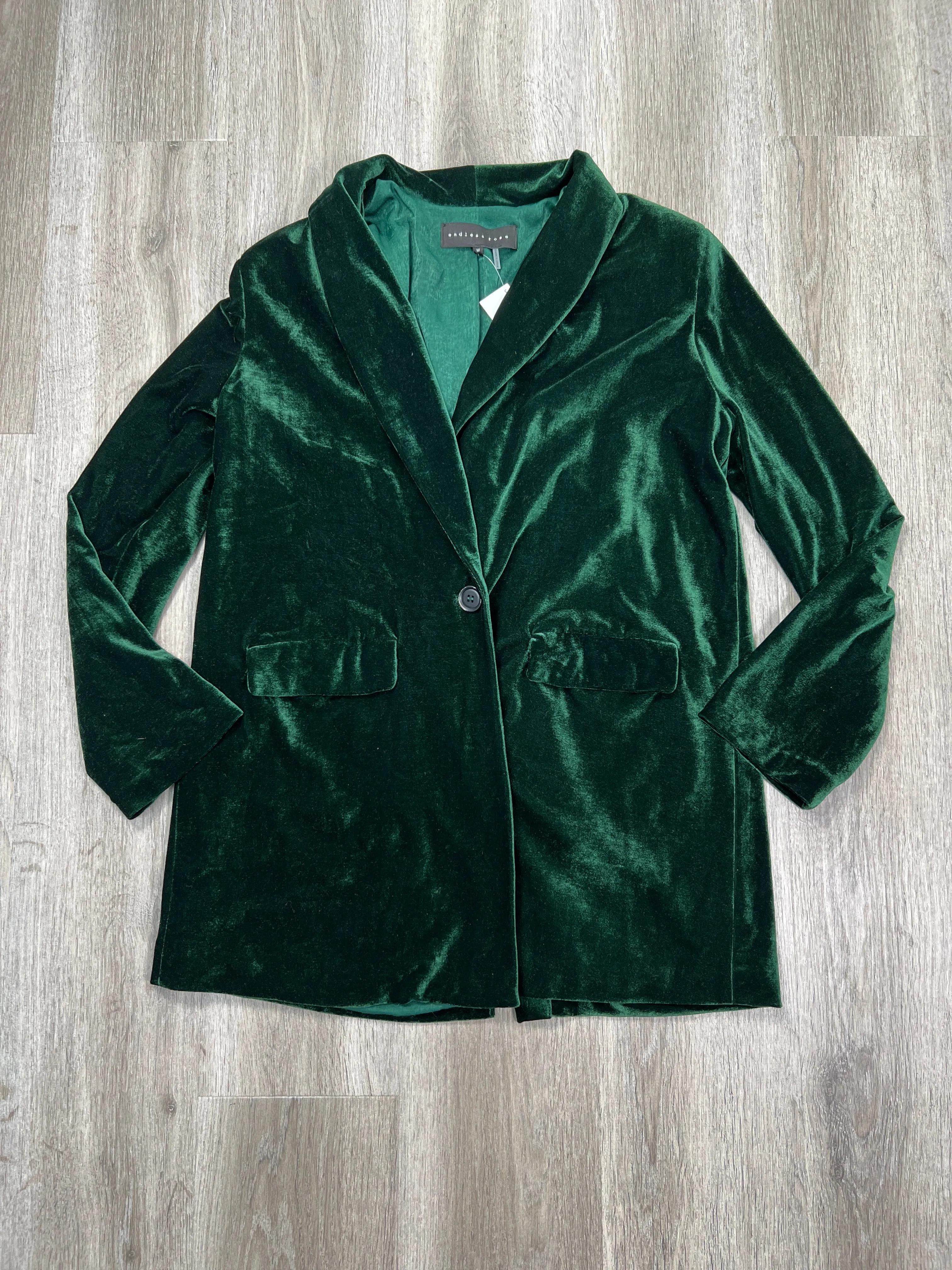 Blazer By Endless Rose In Green, Size: M