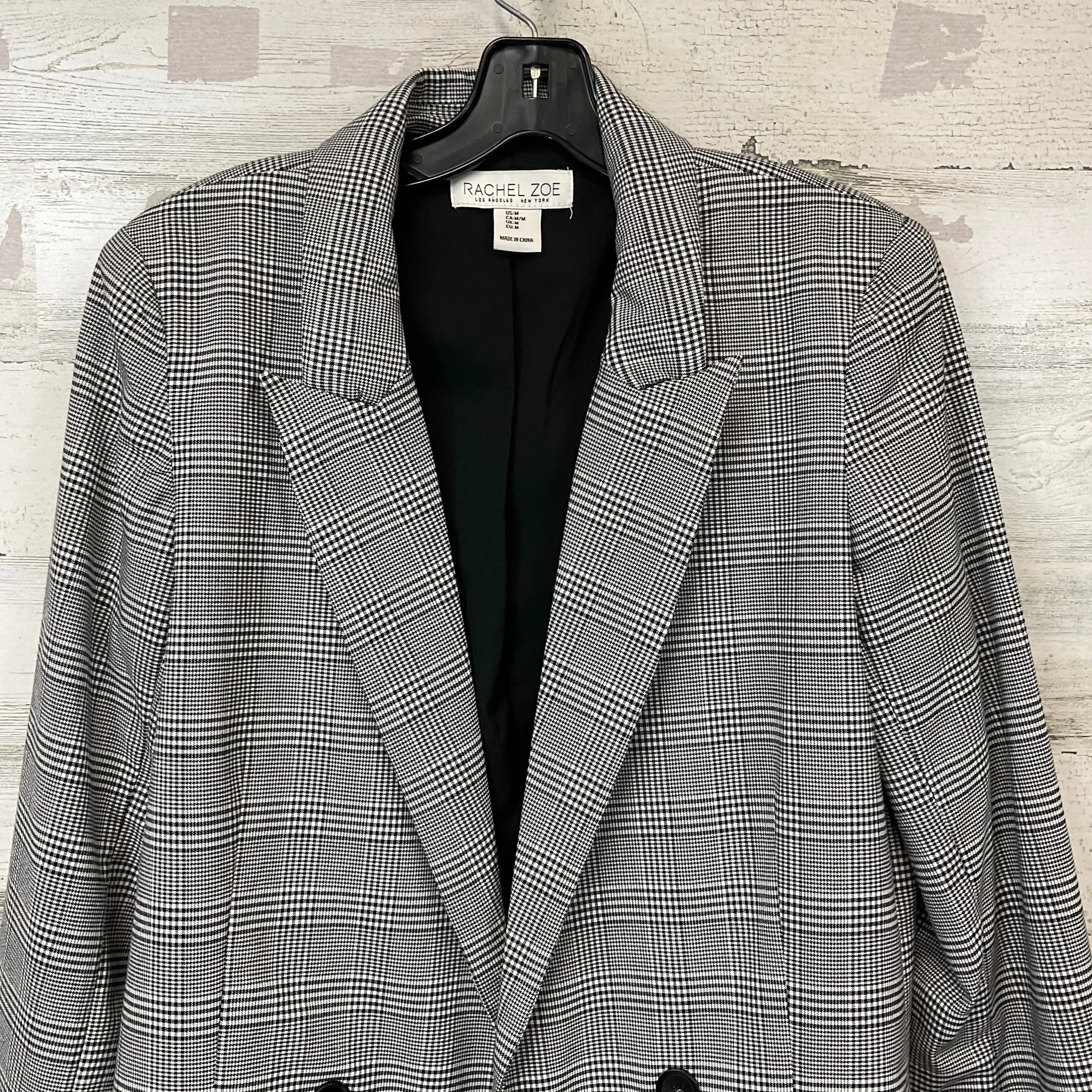 Blazer By Rachel Zoe In Black & White, Size: M