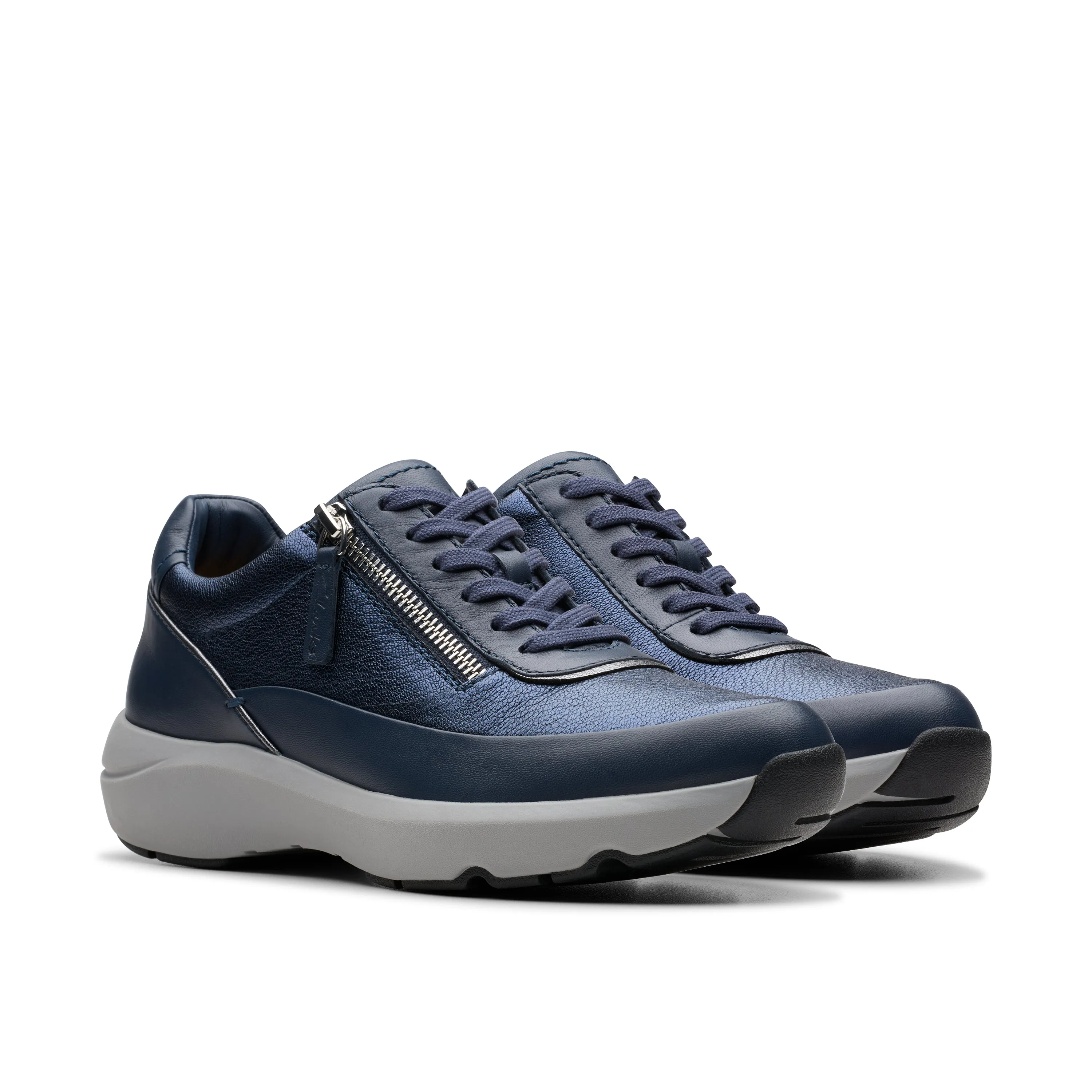 Clarks - Tivoli Zip - Navy Combi