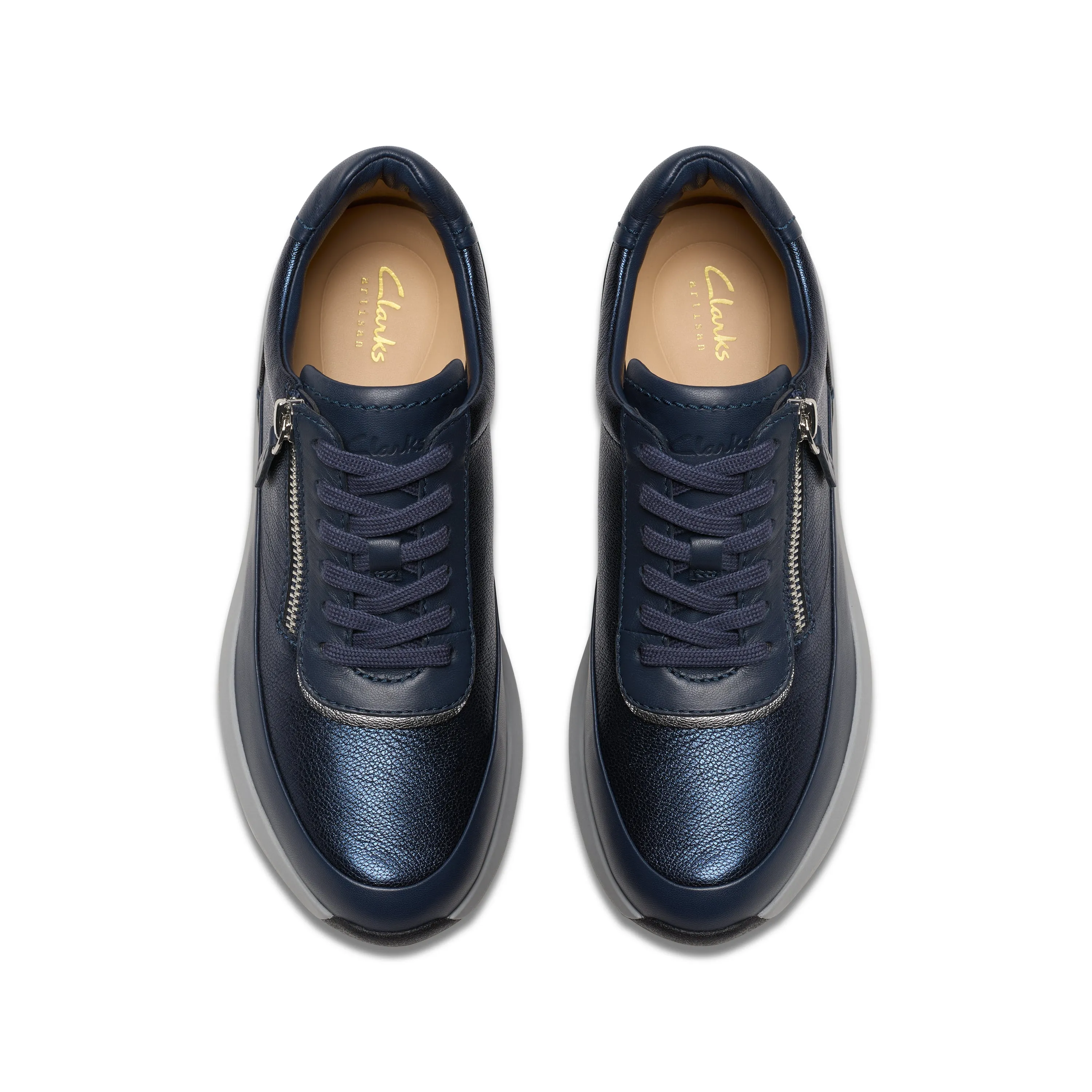 Clarks - Tivoli Zip - Navy Combi