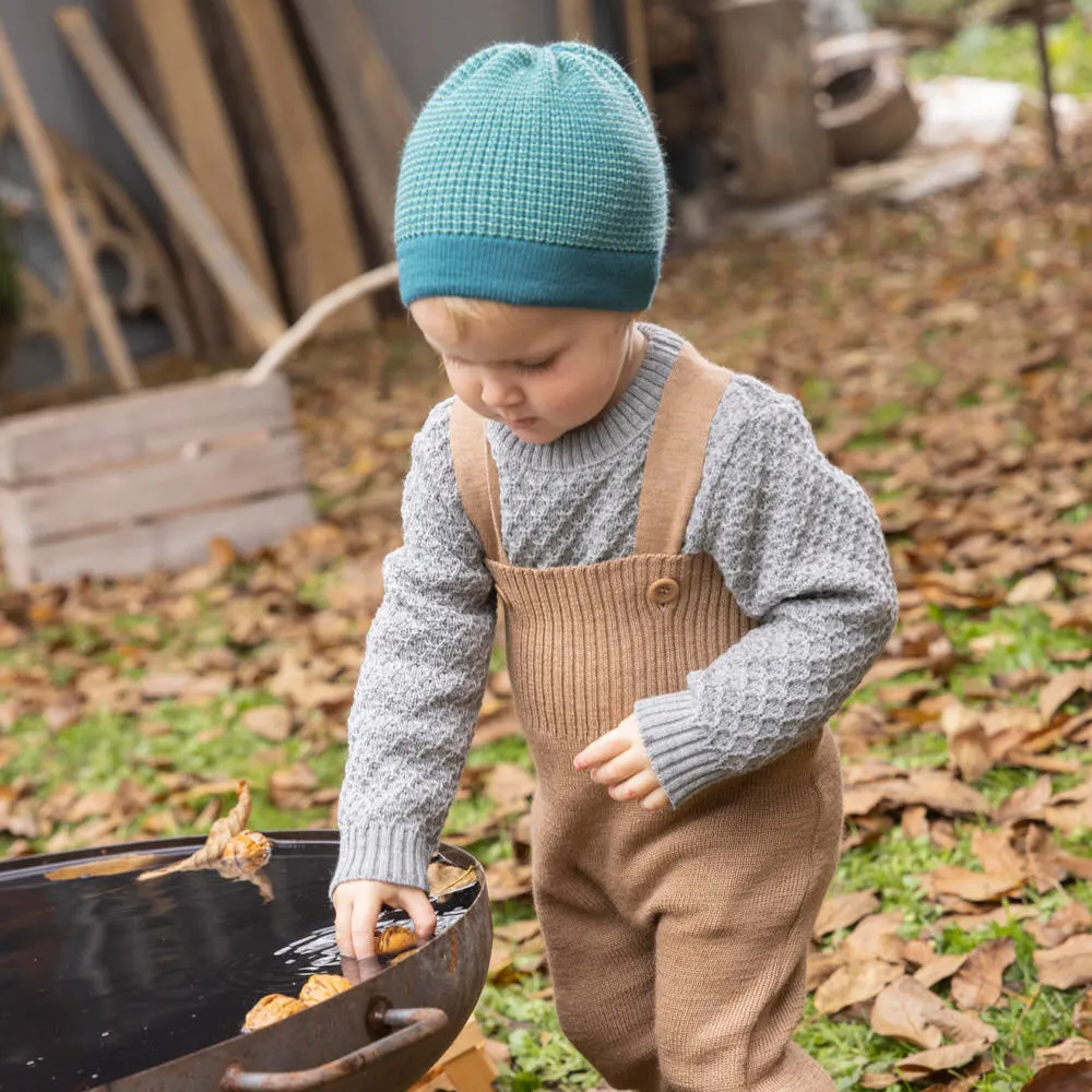 Classic Kids Merino Beanie - Melange (4-10y )