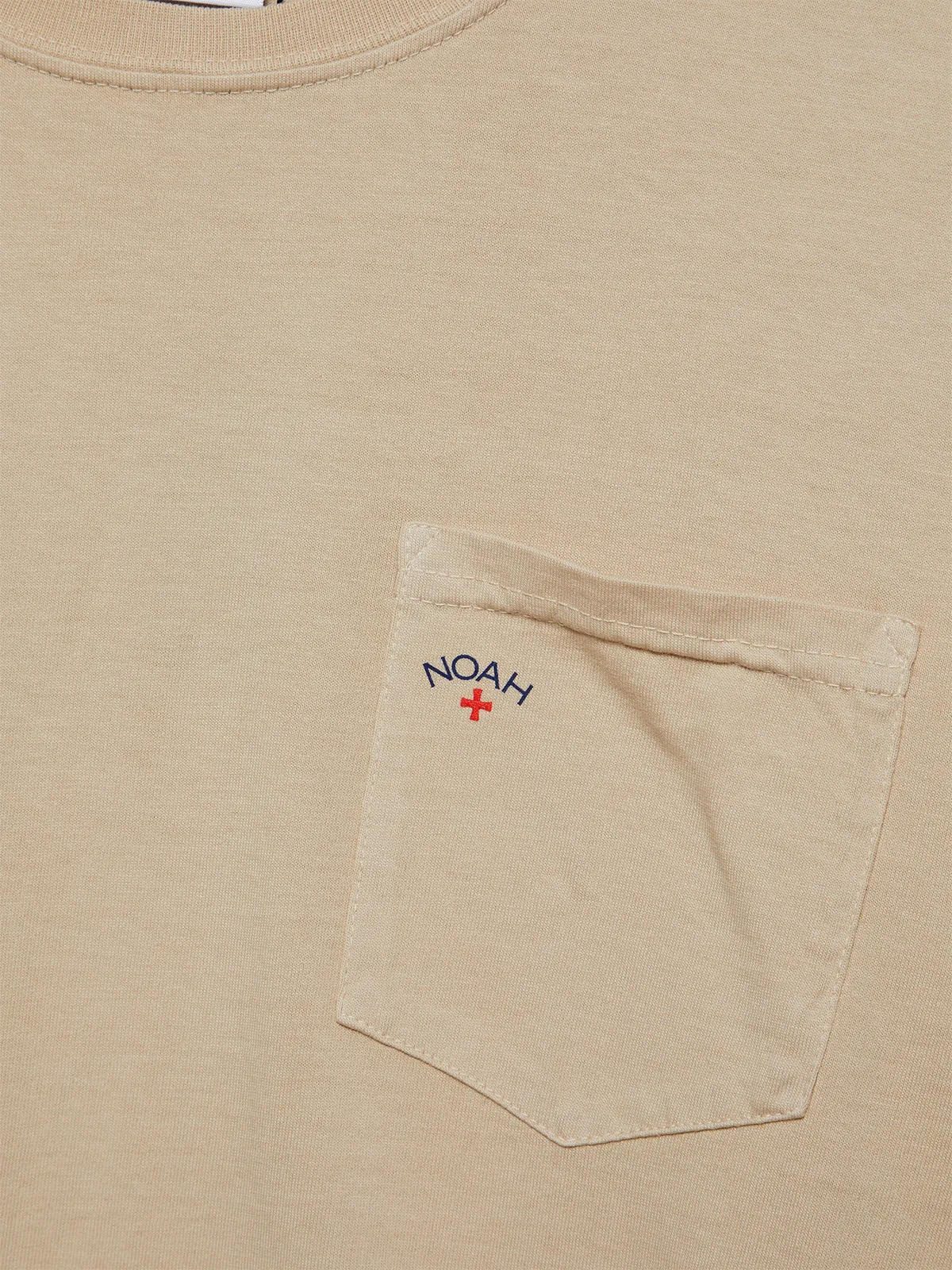 Core Logo Pocket T-Shirt in Sand