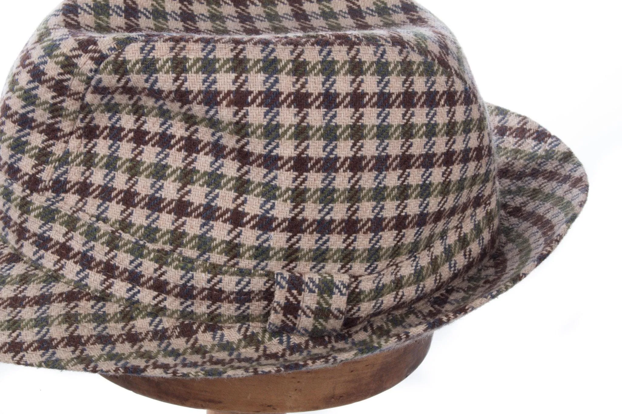 Country Club Mens Trilby Brown and Green Check Size 61-62cm (L)