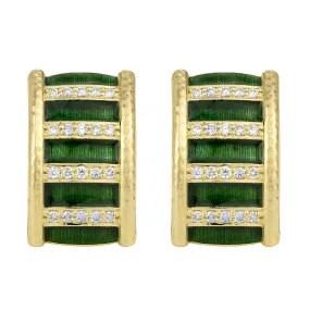 Earrings - Diamond (Enamel)