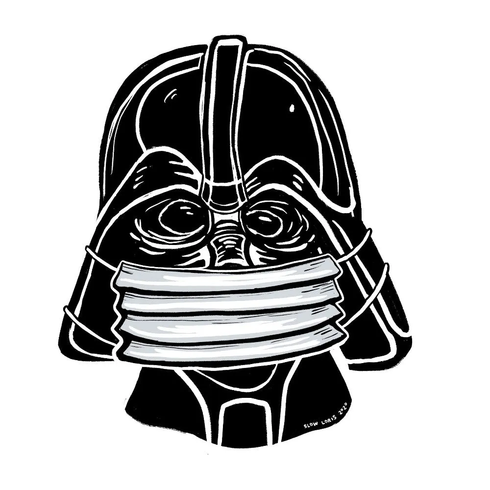 Even Darth Vader Wears a Mask T Shirt