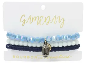 Gameday Stretchy Stack - Navy   Carolina Blue