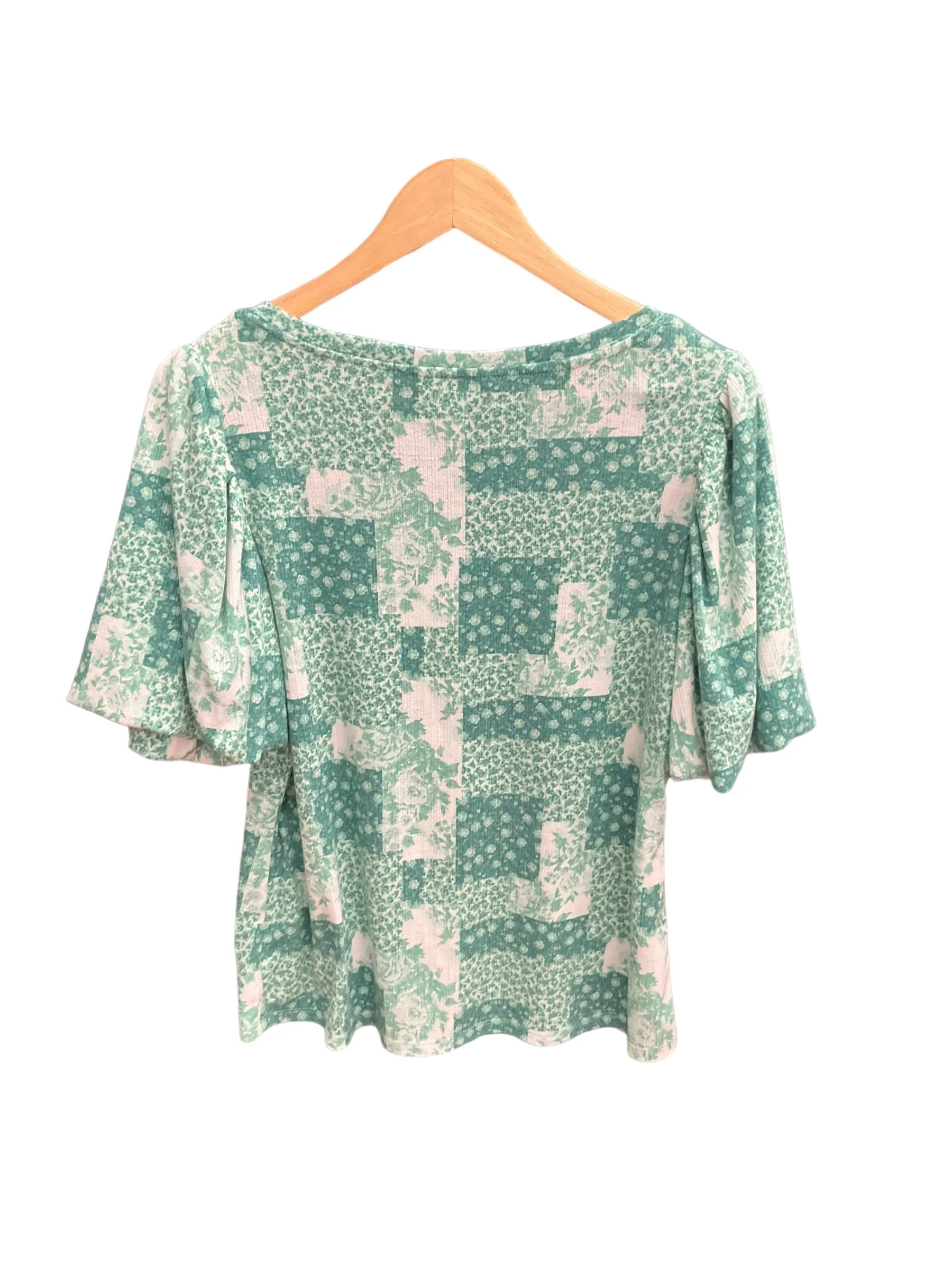 Green Top Short Sleeve Lc Lauren Conrad, Size Xl