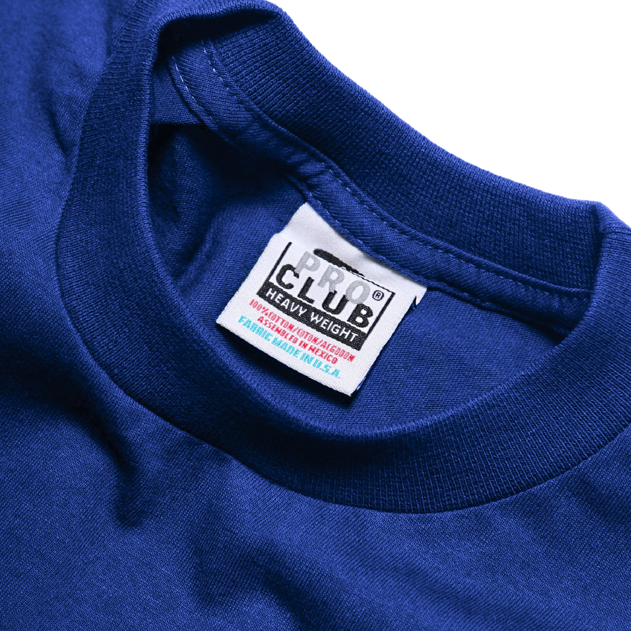 Heavyweight Cotton Short Sleeve - Blue