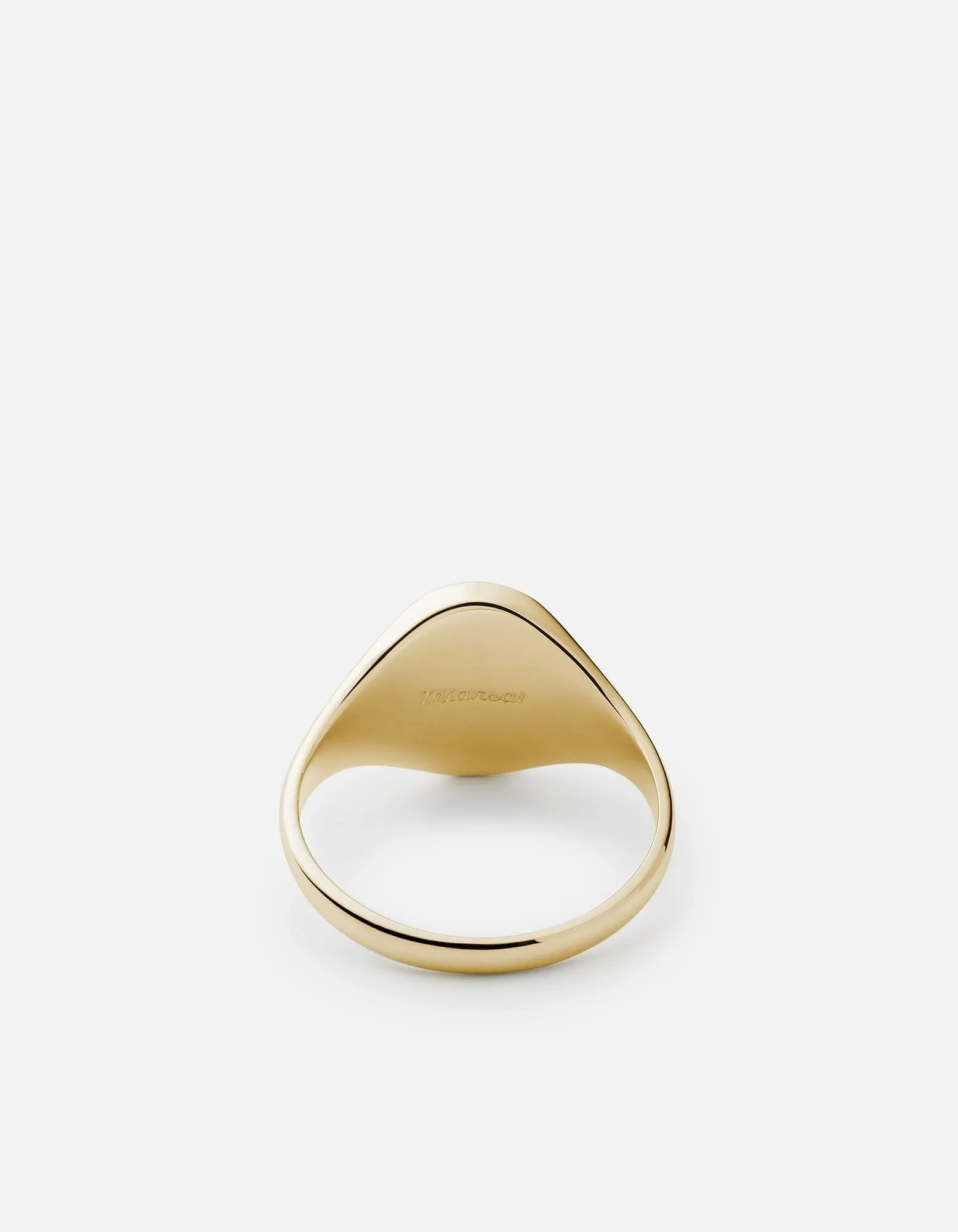 Heritage Ring, Gold Vermeil/Black