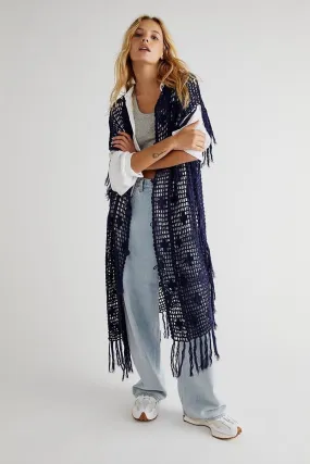 HIDDEN COVE CROCHET KIMONO X FREE PEOPLE