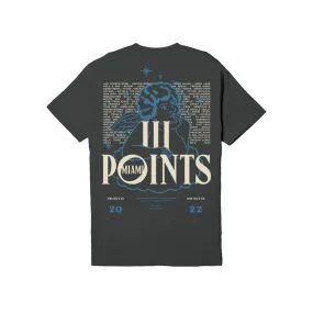 III Points 22 Midnight Cherub Washed Black Lineup Tee