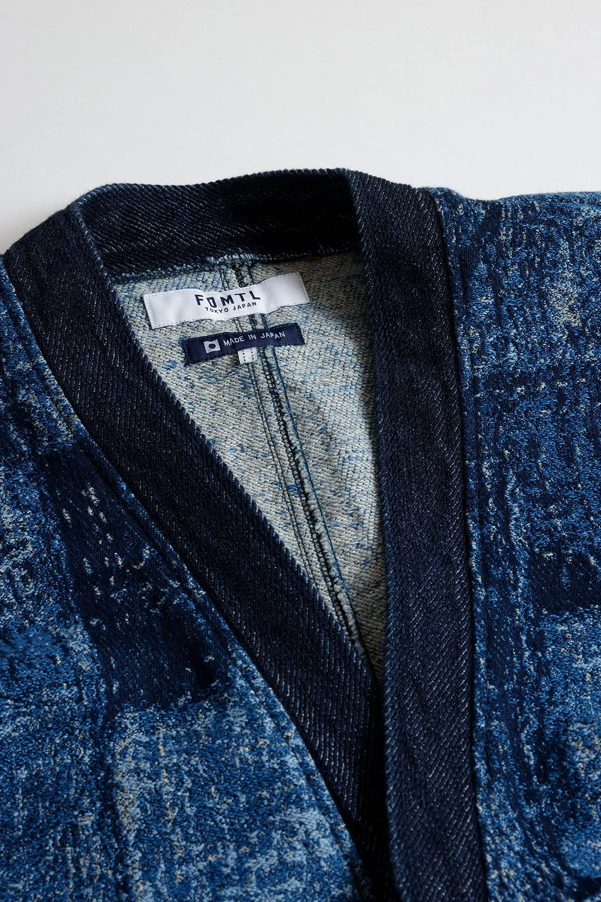 JACQUARD BORO CARDIGAN RINSE