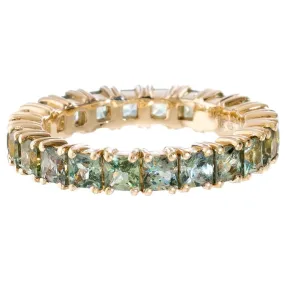 Josie Band Yellow Gold Green Sapphire