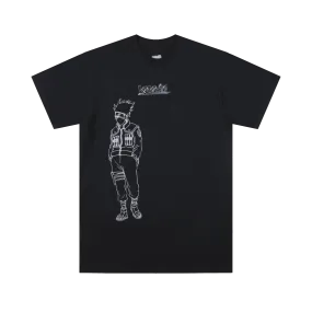 Kakashi Silhouette Black Tee