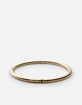 Lido Cuff, Gold Vermeil/Black Creme