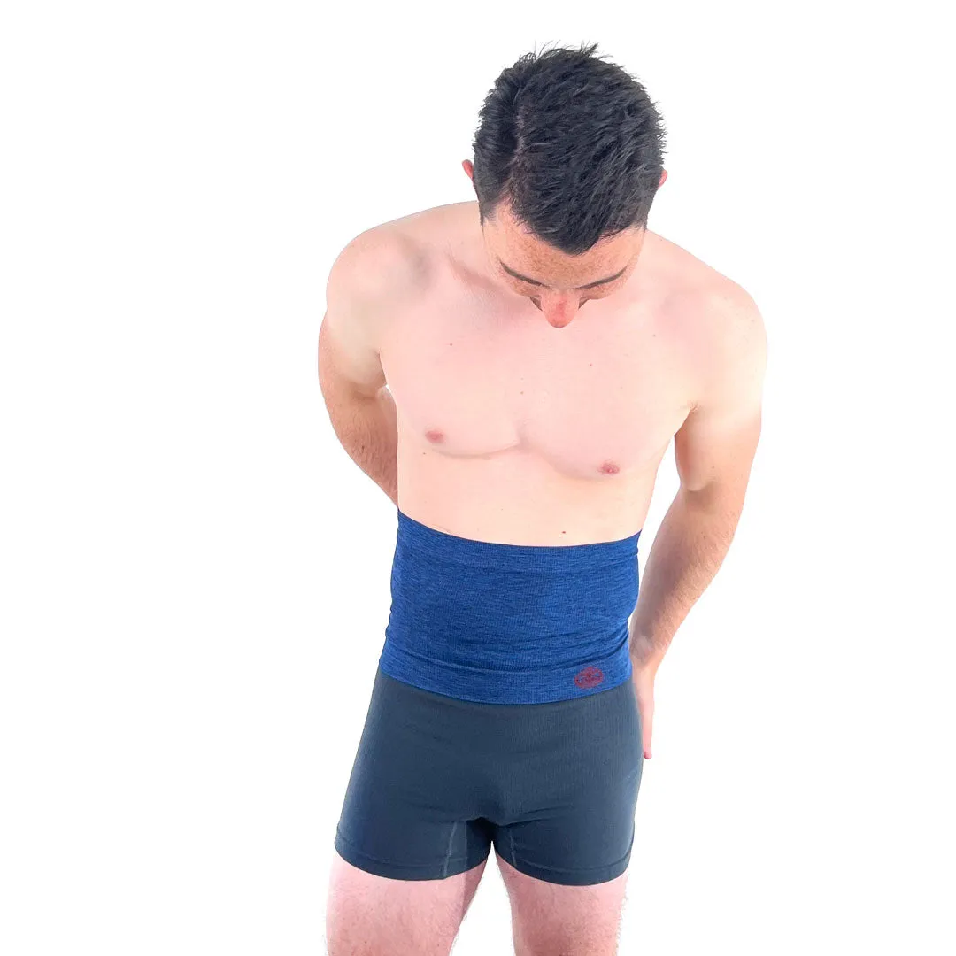 Light Support 7" Ostomy Waistband with Silicone Grip - Marl Colours