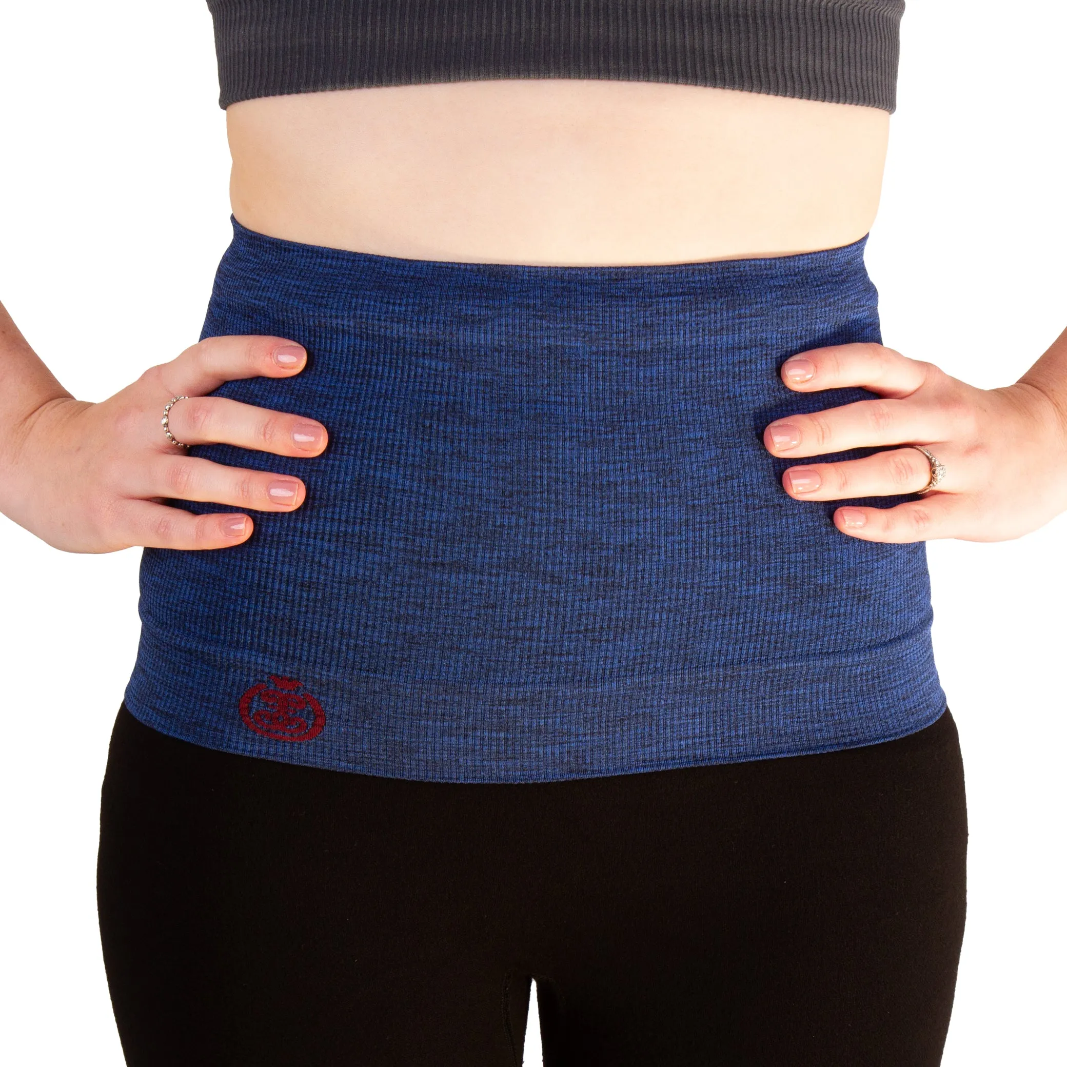 Light Support 7" Ostomy Waistband with Silicone Grip - Marl Colours