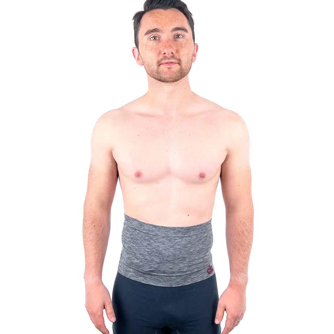 Light Support 7" Ostomy Waistband with Silicone Grip - Marl Colours