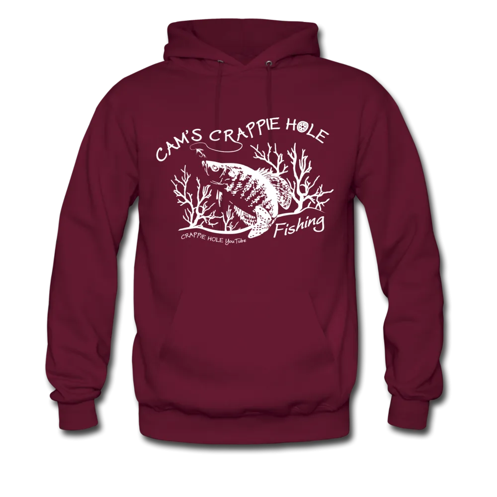 Maroon "Cam's Crappie Hole" Hoodie