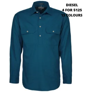 MENS - PILBARA CLOSED FRONT WORKSHIRT