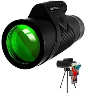 Monocular Telescope 12X42 Powerful Monocular with Smart Phone Adapter