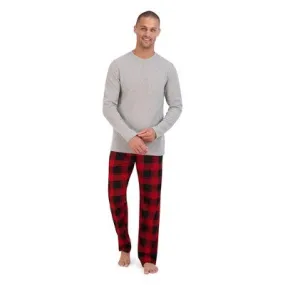 New - Hanes Premium Men's 2pc Comfort Sleep Pajama Set - Red L