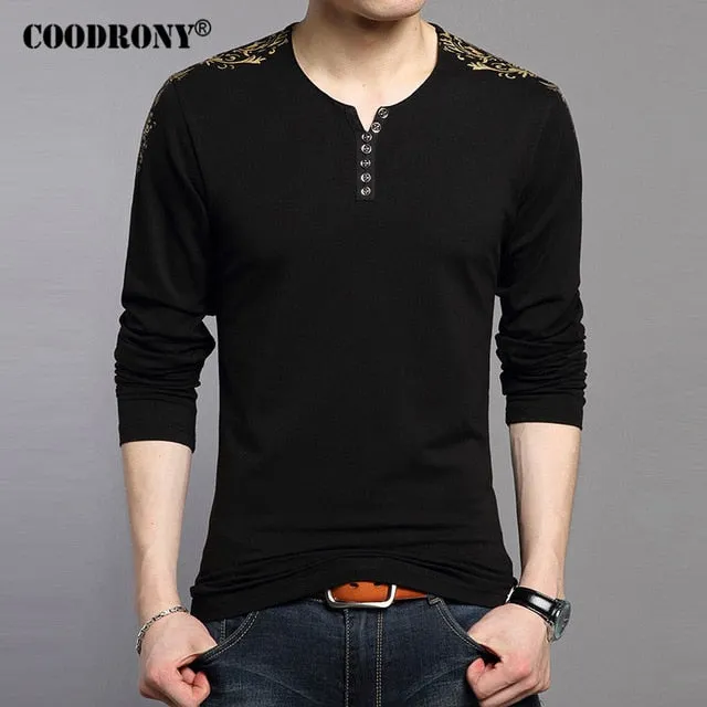 New Spring Autumn Long Sleeve T-Shirt Men