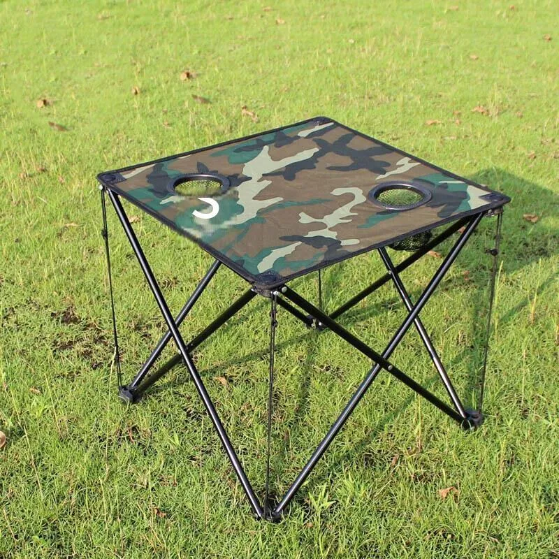 Outdoor Folding Chair Folding Table Portable Table And Chair Set Camouflage Fishing Chair Portable 1 Table 4 Chairs