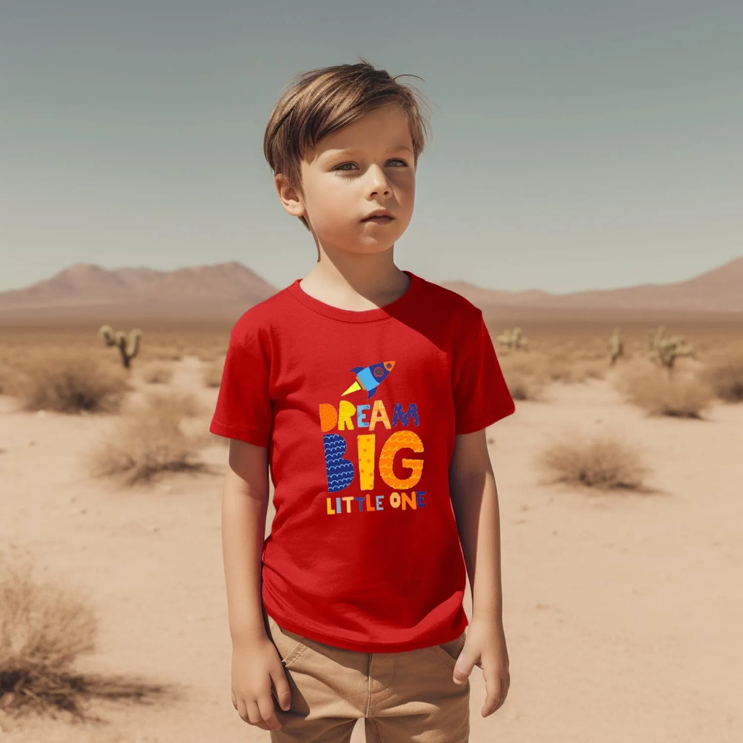 Polo Republica Boy's Dream Big Printed Tee Shirt