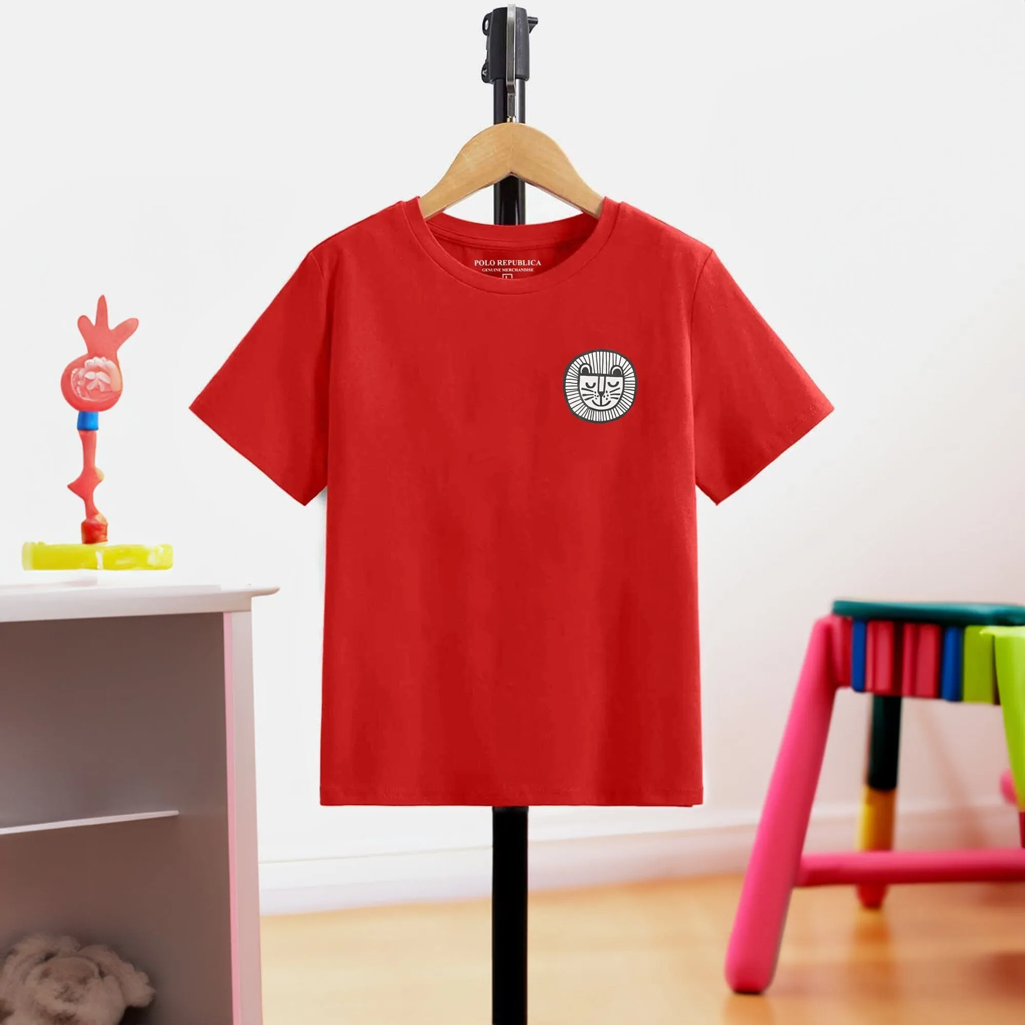 Polo Republica Boy's Lion Printed Tee Shirt