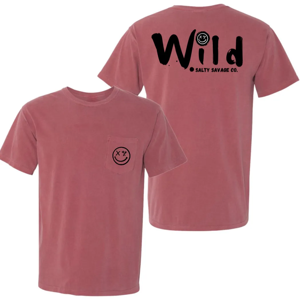 Salty Savage "Wild" Pocket Tee