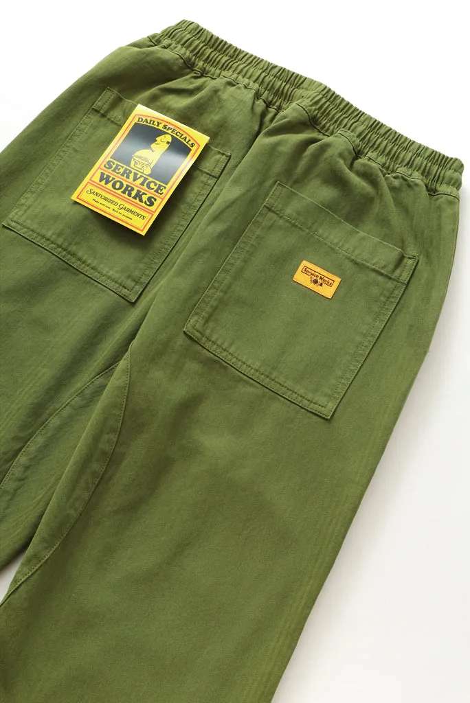 SERVICE WORKS HERRINGBONE CHEF PANT, MULTIPLE COLORS AVAILABLE