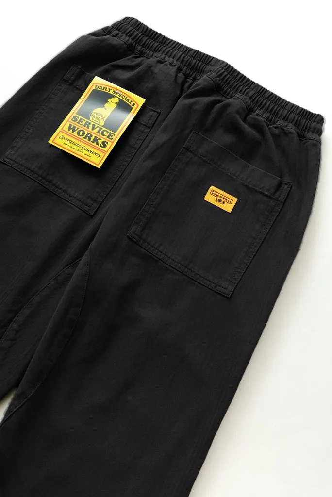 SERVICE WORKS HERRINGBONE CHEF PANT, MULTIPLE COLORS AVAILABLE