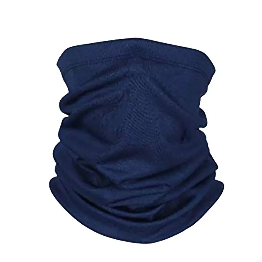 Solid Color Bandana High Elastic Seamless Buffs Gaiter Headband Cycling Mountaineering Face Shield Men Scarf