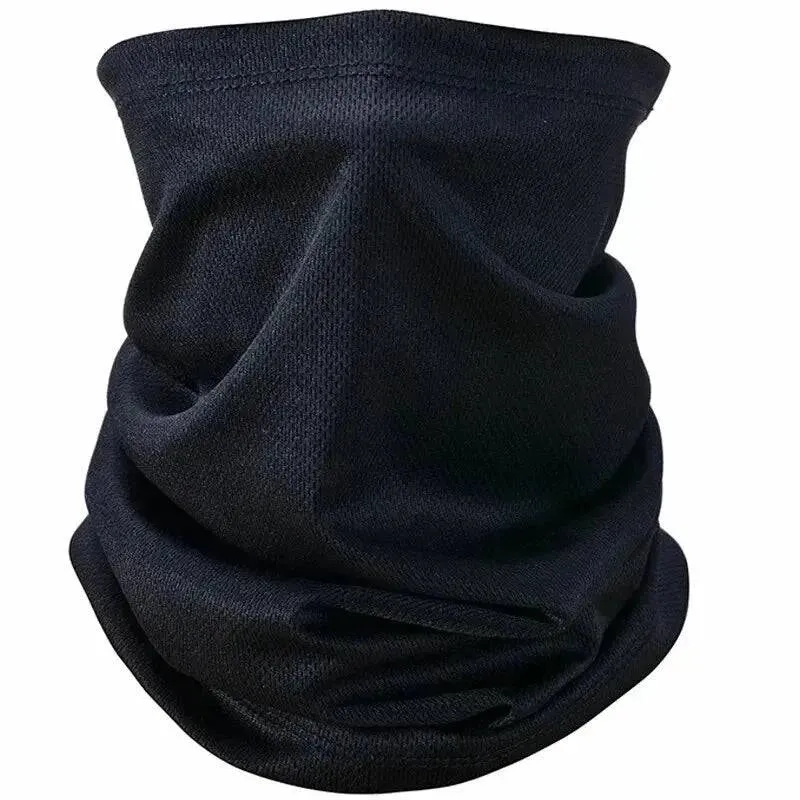 Solid Color Bandana High Elastic Seamless Buffs Gaiter Headband Cycling Mountaineering Face Shield Men Scarf