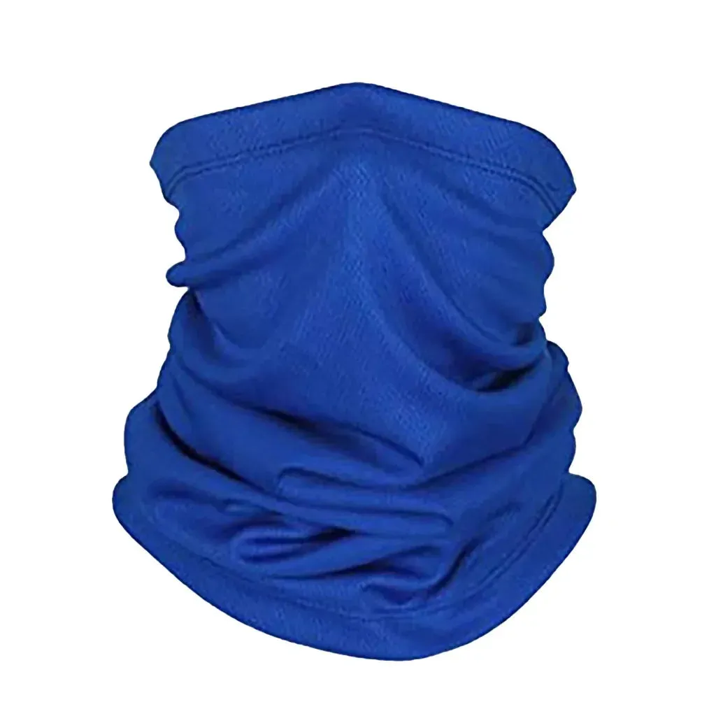 Solid Color Bandana High Elastic Seamless Buffs Gaiter Headband Cycling Mountaineering Face Shield Men Scarf