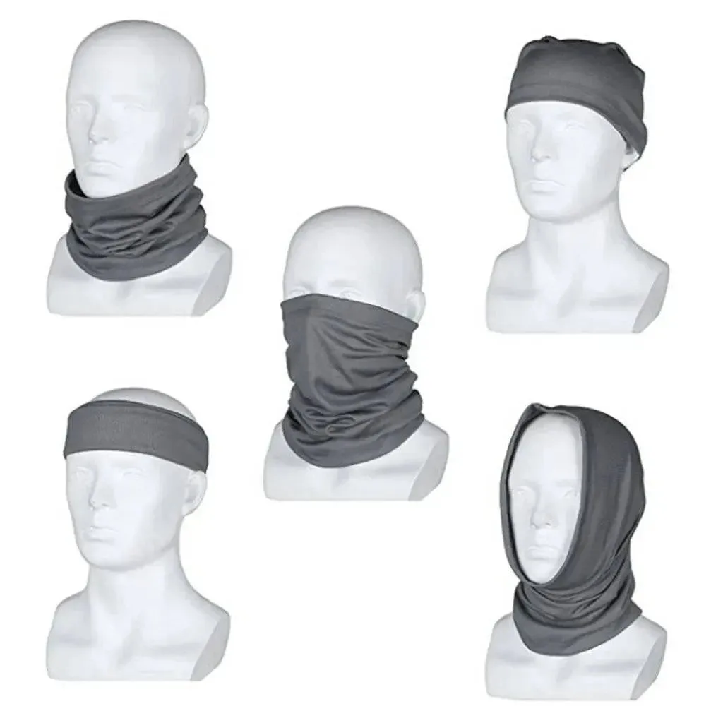 Solid Color Bandana High Elastic Seamless Buffs Gaiter Headband Cycling Mountaineering Face Shield Men Scarf