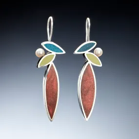 Stacked Marquis Earrings