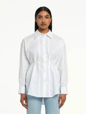 Tessa Wrap Shirt White