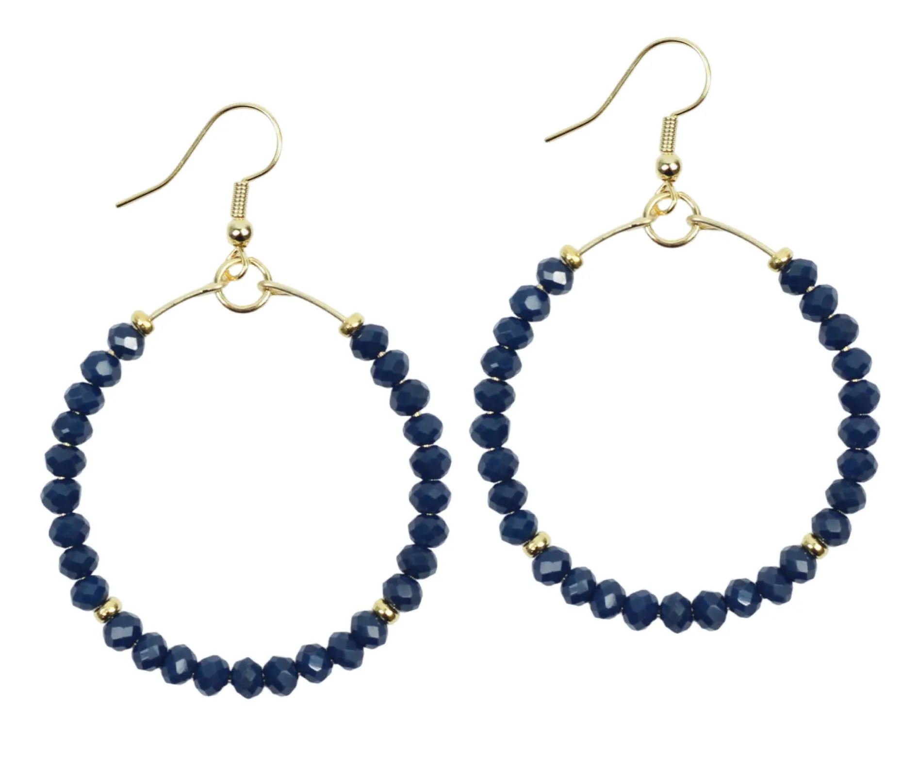 The Chloe Earring - Navy