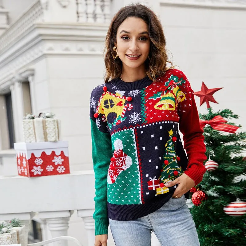 Women's Christmas Knitted Sweater